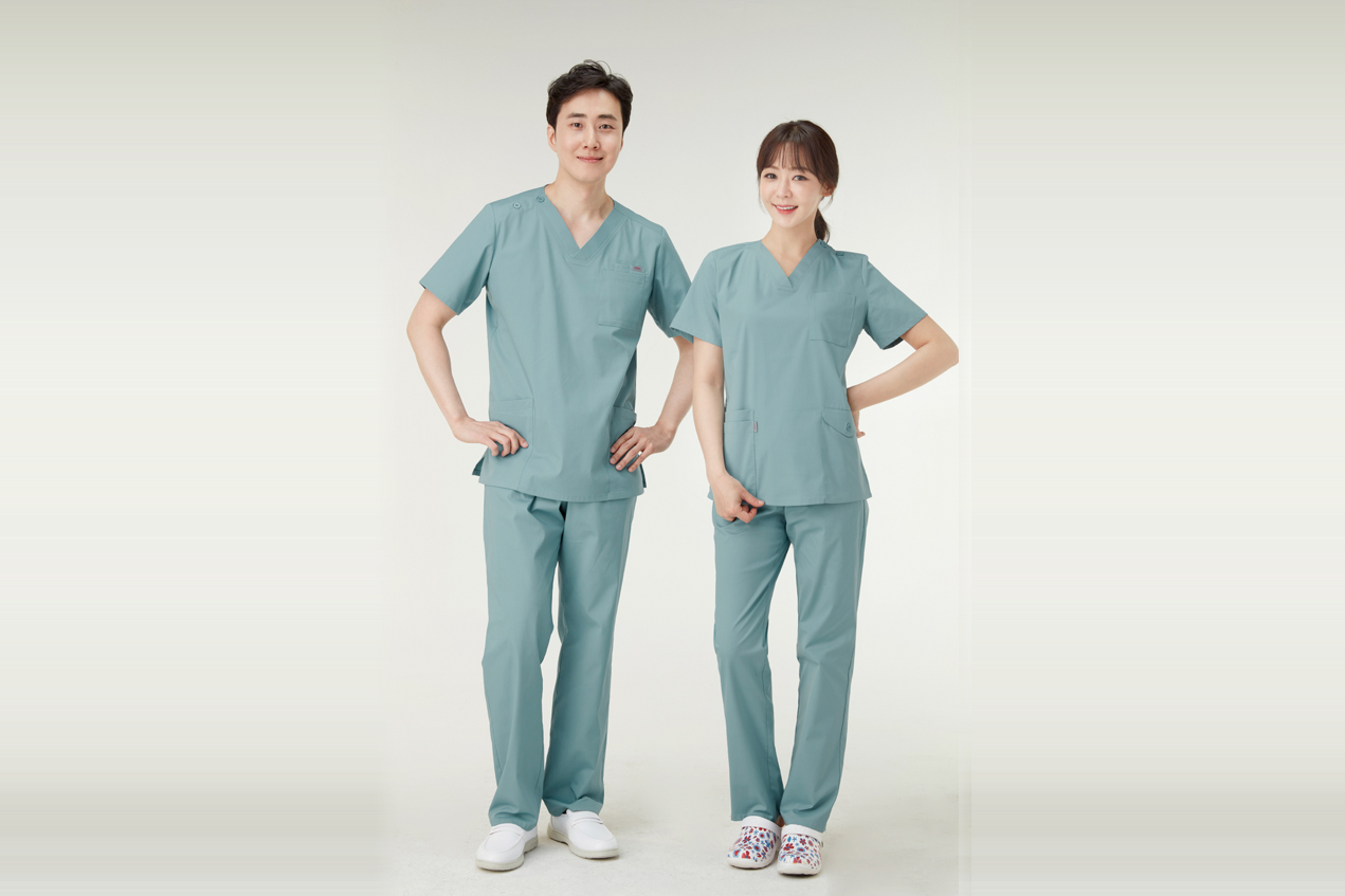 Good.U ST-509 女款與 ST-510 男款牙醫診所制服