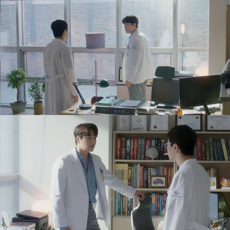 車貞淑醫師 Roy Kim 男醫師短版白袍劇中造型