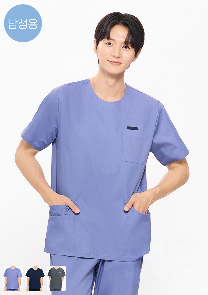 ST-507｜圓領基礎款刷手服套裝