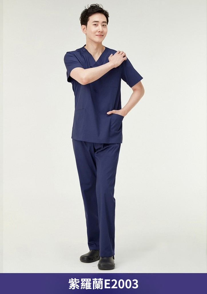 ST-510｜V領彈性刷手服套裝