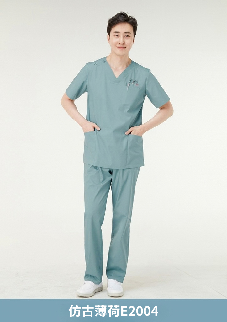 ST-510｜V領彈性刷手服套裝