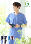 ST-517｜V領彈性刷手服套裝