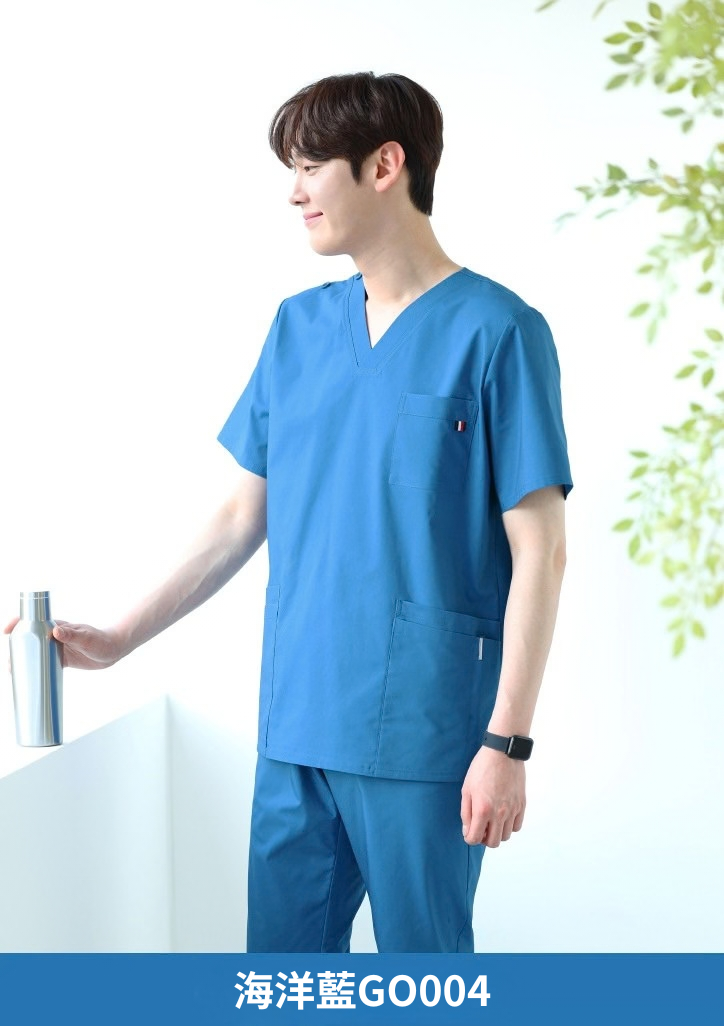 ST-517｜V領彈性刷手服套裝
