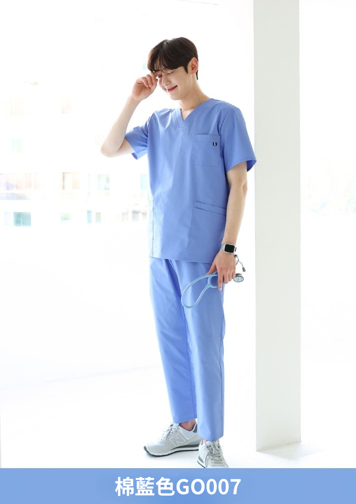 ST-517｜V領彈性刷手服套裝