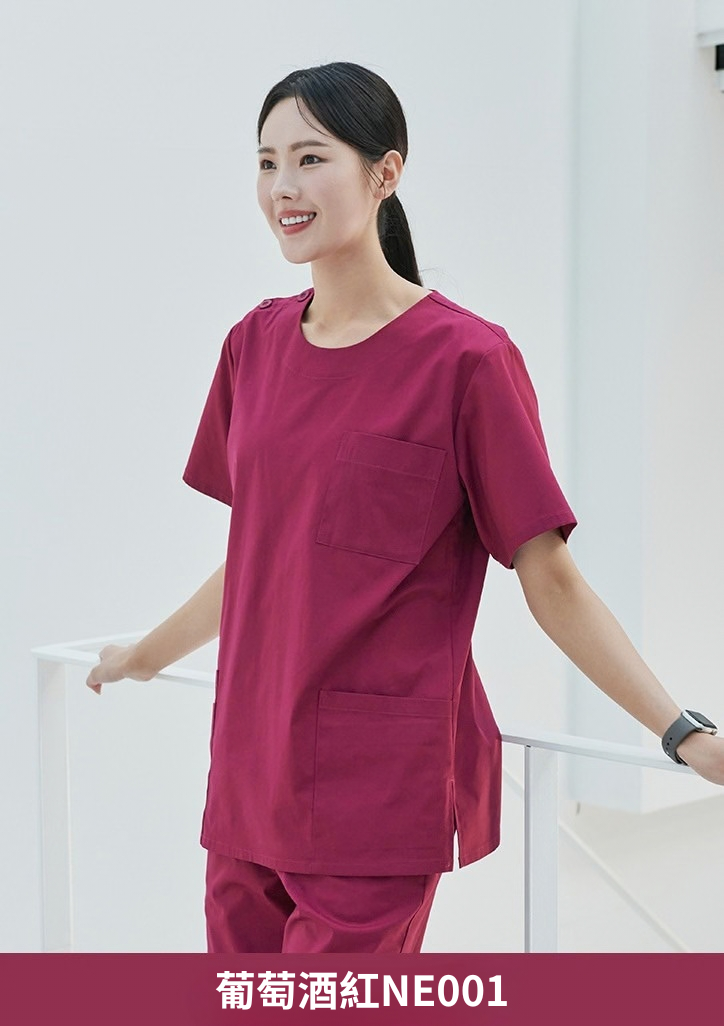 ST-612｜男女中性款 圓領刷手服套裝