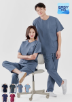 ST-612｜男女中性款 圓領刷手服套裝