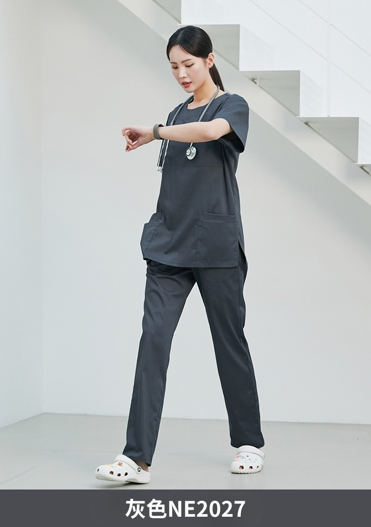 ST-612｜男女中性款 圓領刷手服套裝