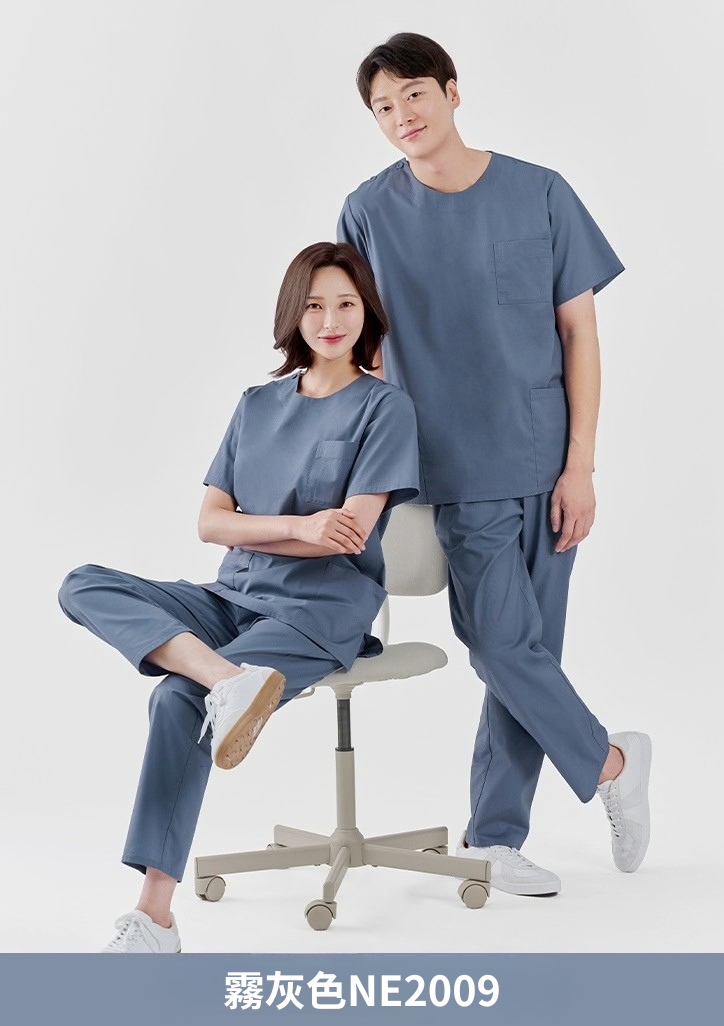 ST-612｜男女中性款 圓領刷手服套裝