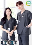 V-Lab｜男女中性款 V領刷手服套裝