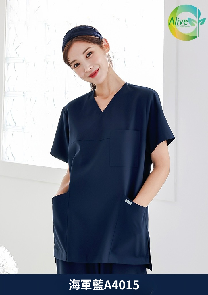 V-Lab｜男女中性款 V領刷手服套裝