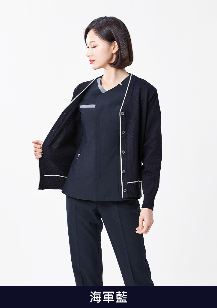 CAD239｜女款 V領針織外套