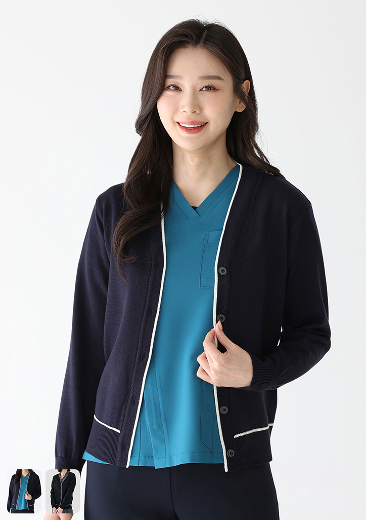 CAD239｜女款 V領針織外套