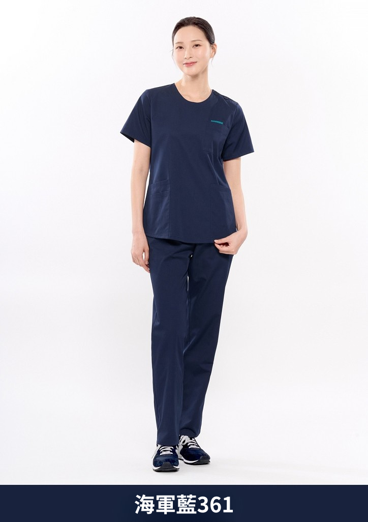 ST-506｜圓領基礎款刷手服套裝