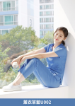 蘿西309｜V領輕薄彈性刷手服套裝