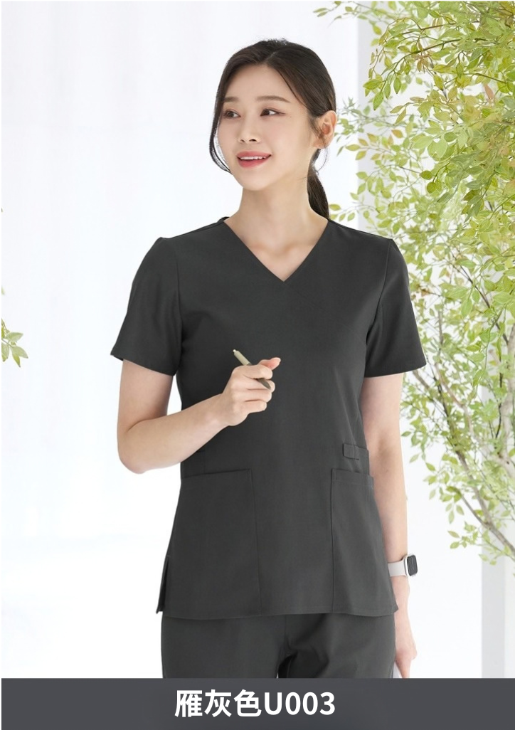 蘿西309｜V領輕薄彈性刷手服套裝