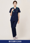 ST-509｜女款 V 領彈性刷手服套裝