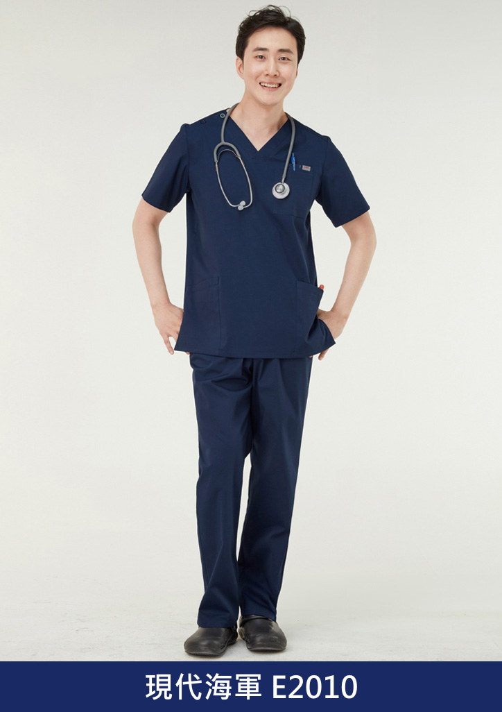 ST-510｜V領彈性刷手服套裝