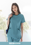 ST-518｜圓領彈性刷手服套裝