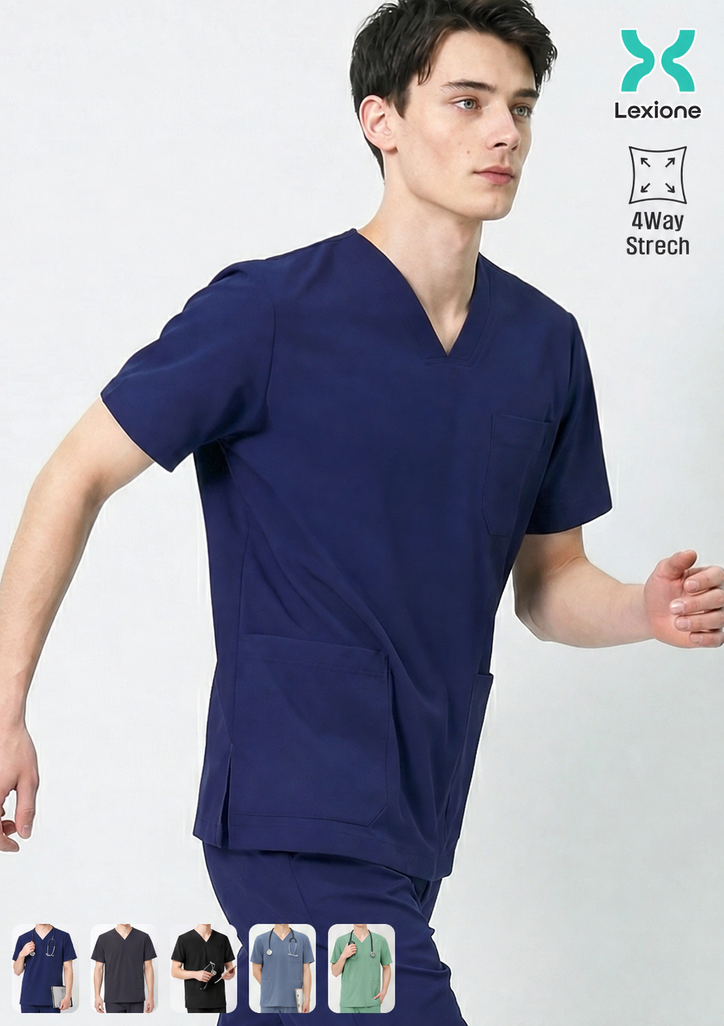 CST-101｜V領醫事刷手服上衣