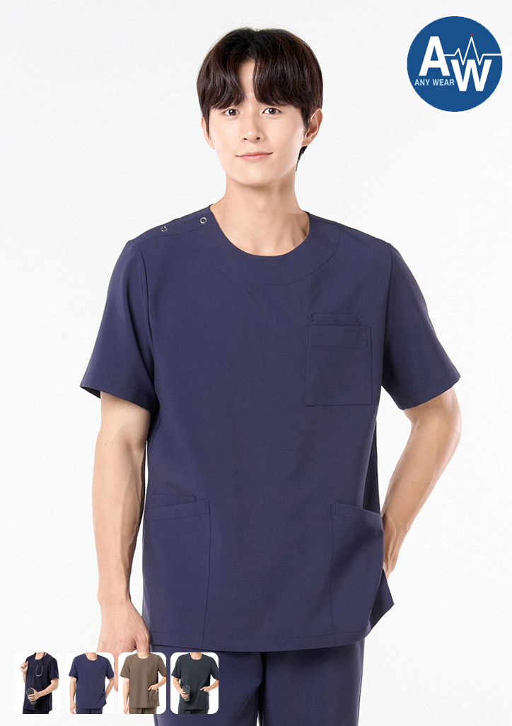 ST-003 | 圓領醫事刷手服上衣