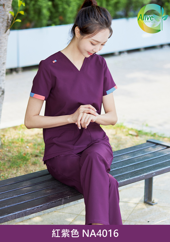 ST-101｜女款 V領刷手服套裝