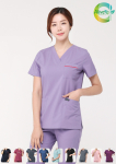 ST-247｜女款 V領刷手服套裝