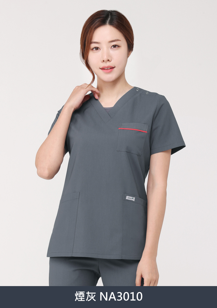 ST-247｜女款 V領刷手服套裝