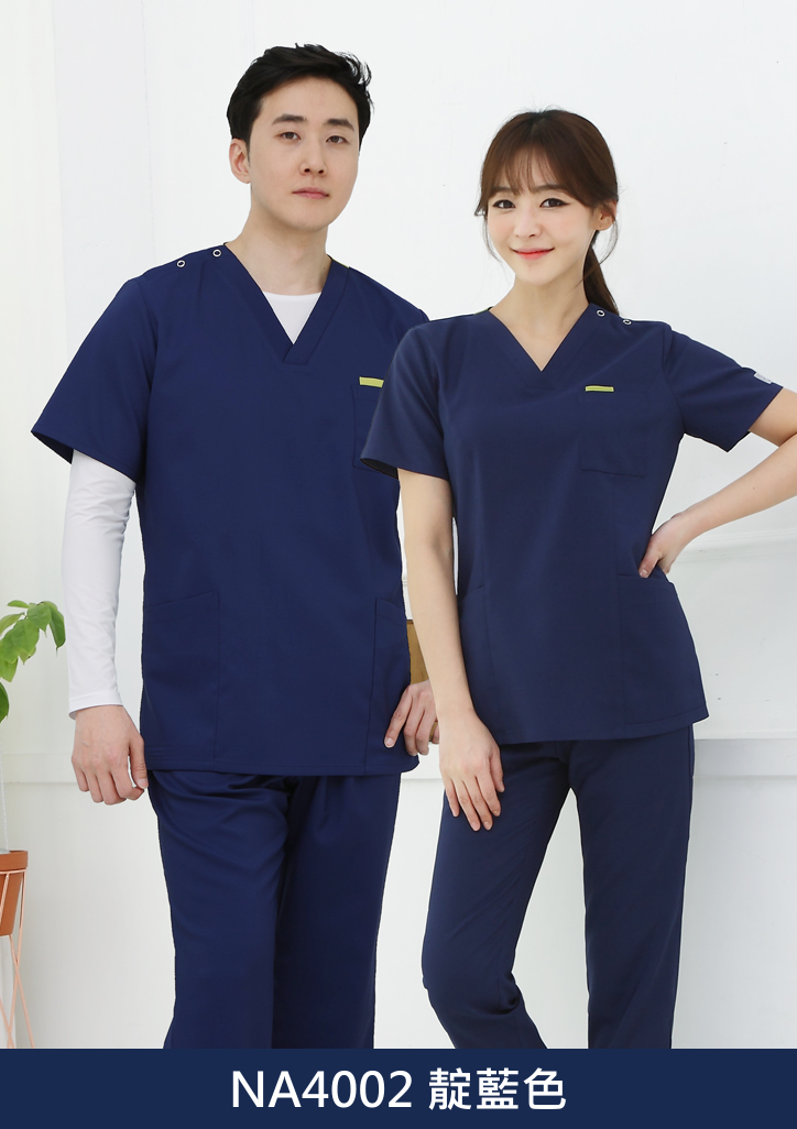 ST-277 | 男款 V領醫事刷手服上衣